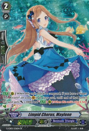 Limpid Chorus Maylene G CB05 S36 Special Parallel SP G Clan Booster 5 Prismatic Divas Singles Limpid Chorus Maylene G CB05 S36 Special Parallel SP G Clan Booster 5 Prismatic Divas Singles