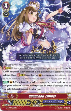 Chouchou Lillinel G TD14 001 G Trial Deck 14 Debut of the Divas Singles Chouchou Lillinel G TD14 001 G Trial Deck 14 Debut of the Divas Singles