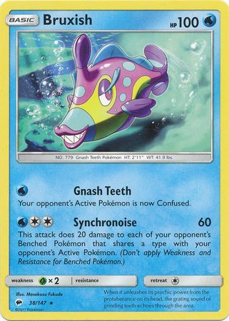 Bruxish 38 147 Rare Bruxish 38 147 Rare