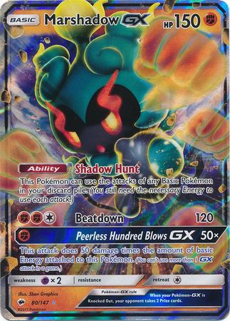 Marshadow Gx 80147 Ultra Rare