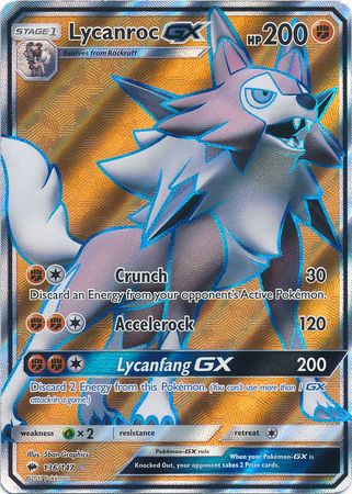 Lycanroc GX - 136/147 - Full Art Ultra Rare