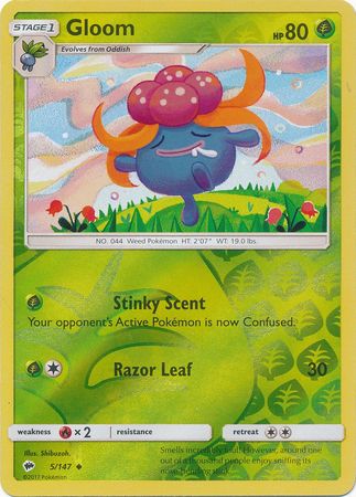 Gloom 5 147 Uncommon Reverse Holo Gloom 5 147 Uncommon Reverse Holo