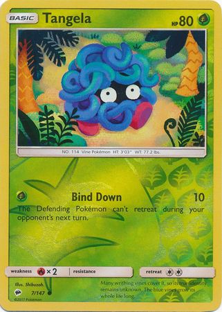 Tangela 7 147 Common Reverse Holo Tangela 7 147 Common Reverse Holo