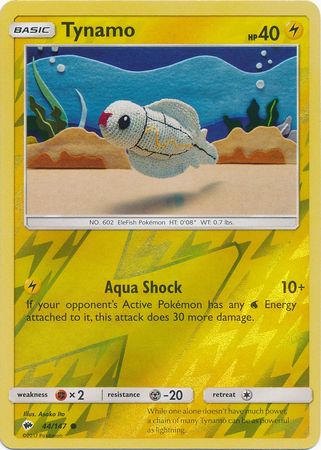 Tynamo 44 147 Common Reverse Holo Sun Moon Burning Shadows Reverse Holo Singles Tynamo 44 147 Common Reverse Holo Sun Moon Burning Shadows Reverse Holo Singles