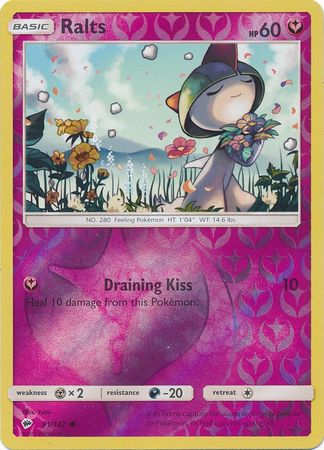 Ralts 91 147 Common Reverse Holo Sun Moon Burning Shadows Reverse Holo Singles Ralts 91 147 Common Reverse Holo Sun Moon Burning Shadows Reverse Holo Singles