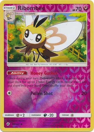 Ribombee 96 147 Uncommon Reverse Holo Sun Moon Burning Shadows Reverse Holo Singles Ribombee 96 147 Uncommon Reverse Holo Sun Moon Burning Shadows Reverse Holo Singles