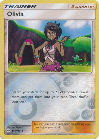 Ultra Rare Olivia 111/111 Full Art Holo Trainer Pokemon Card Near Mint