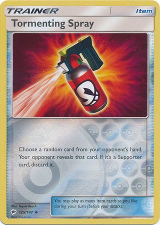 Tormenting Spray 125 147 Uncommon Reverse Holo Tormenting Spray 125 147 Uncommon Reverse Holo