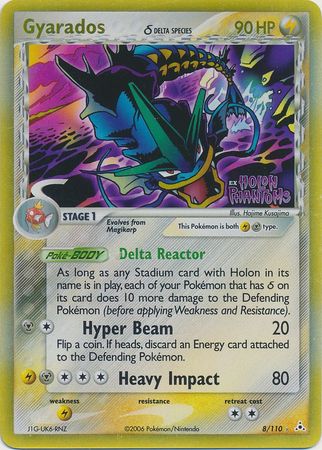 Gyarados Delta Species 8 110 Holo Rare Reverse Holo Gyarados Delta Species 8 110 Holo Rare Reverse Holo