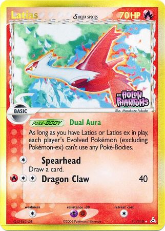Latias Delta Species 11 110 Holo Rare Reverse Holo Latias Delta Species 11 110 Holo Rare Reverse Holo
