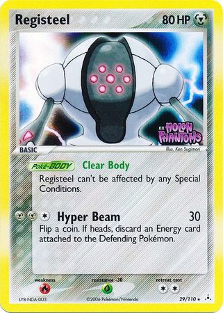 Registeel - 29/110 - Rare Reverse Holo