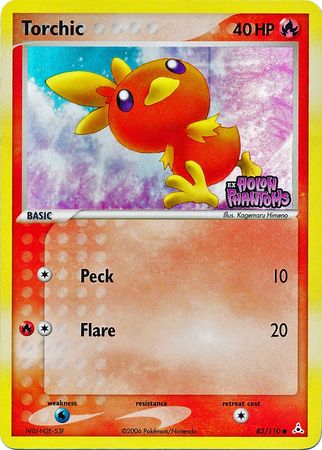 Torchic - 83/110 - Common Reverse Holo