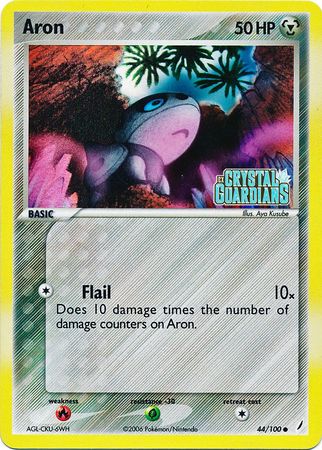 Aron 44 100 Common Reverse Holo Ex Crystal Guardians Reverse Holo Singles Aron 44 100 Common Reverse Holo Ex Crystal Guardians Reverse Holo Singles