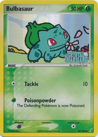 Bulbasaur Crystal Guardians 46/100 Values - MAVIN