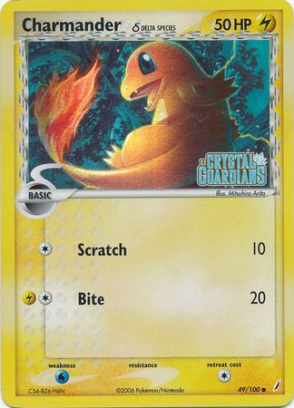 Charmander Delta Species 49 100 Common Reverse Holo Charmander Delta Species 49 100 Common Reverse Holo