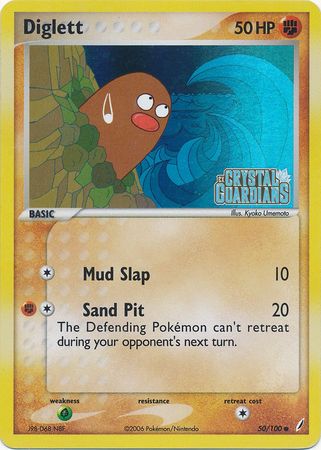 Diglett 50 100 Common Reverse Holo Diglett 50 100 Common Reverse Holo