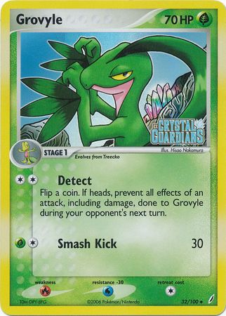 Grovyle - 32/100 - Uncommon Reverse Holo