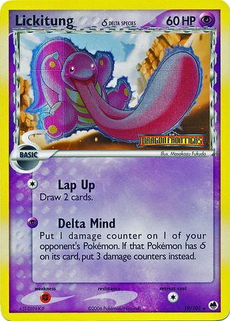 Lickitung Delta Species 19 101 Rare Reverse Holo Ex Dragon Frontiers Reverse Holo Singles Lickitung Delta Species 19 101 Rare Reverse Holo Ex Dragon Frontiers Reverse Holo Singles