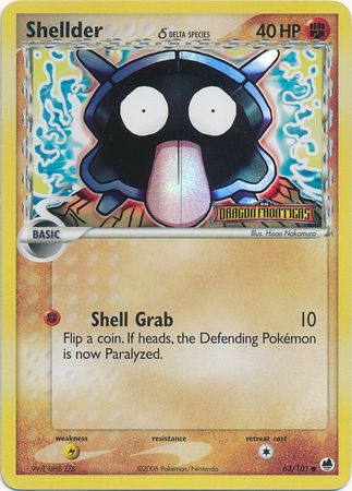 Shellder - 090/165 151 Reverse Holo Common Pokemon - NM/MINT