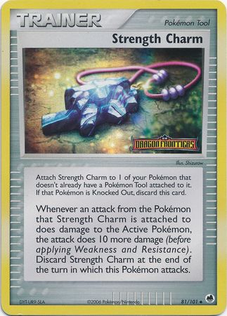 Strength Charm 81 101 Uncommon Reverse Holo Strength Charm 81 101 Uncommon Reverse Holo
