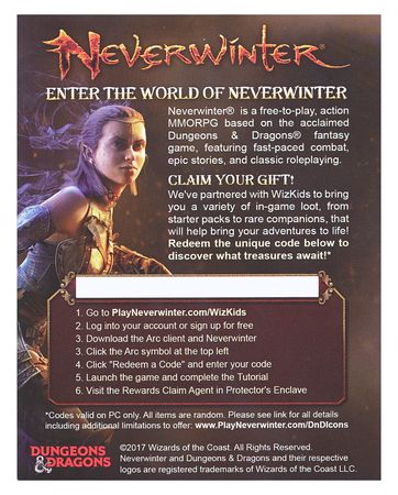 neverwinter codes pc