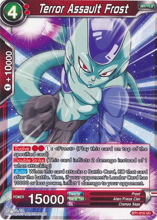 Terror Assault Frost BT1 015 Uncommon Terror Assault Frost BT1 015 Uncommon