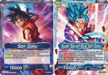 Son Goku Super Saiyan Blue Son Goku BT1 030 Uncommon Galactic Battle Singles Son Goku Super Saiyan Blue Son Goku BT1 030 Uncommon Galactic Battle Singles