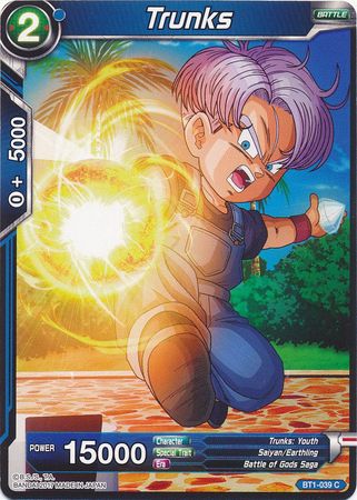 Trunks BT1 039 Common Galactic Battle Singles Trunks BT1 039 Common Galactic Battle Singles