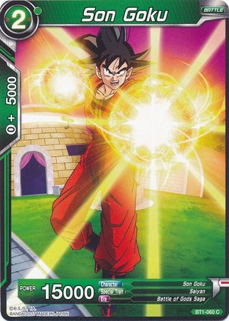 Son Goku BT1 060 Common Galactic Battle Singles Son Goku BT1 060 Common Galactic Battle Singles