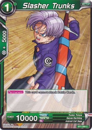 Slasher Trunks BT1 068 Common Galactic Battle Singles Slasher Trunks BT1 068 Common Galactic Battle Singles