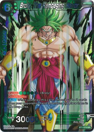 Broly The Rampaging Horror Dragonball Super Tcg Trollandtoad