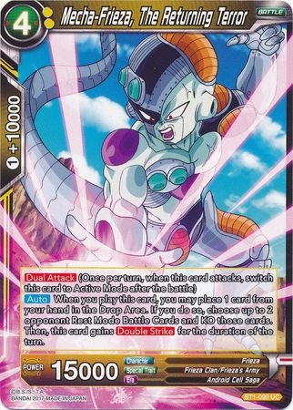 Mecha Frieza The Returning Terror BT1 090 Uncommon Galactic Battle Singles Mecha Frieza The Returning Terror BT1 090 Uncommon Galactic Battle Singles