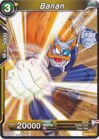 Banan BT1 104 Common Galactic Battle Singles Banan BT1 104 Common Galactic Battle Singles