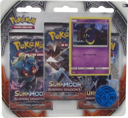 Sun Moon Burning Shadows 3 Pack Blister W Cosmog Promo Pokemon Pokemon Sealed Product Pokemon