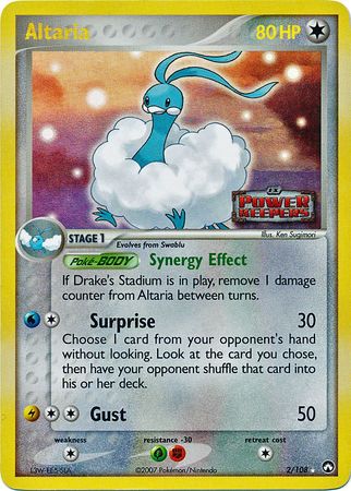 Altaria - 2/108 - Holo Rare Reverse Holo