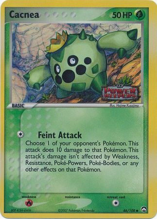Cacnea 46 108 Common Reverse Holo Ex Power Keepers Reverse Holo Singles Cacnea 46 108 Common Reverse Holo Ex Power Keepers Reverse Holo Singles