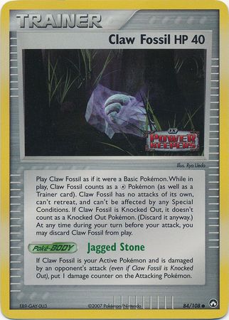 Claw Fossil 84 108 Common Reverse Holo Ex Power Keepers Reverse Holo Singles Claw Fossil 84 108 Common Reverse Holo Ex Power Keepers Reverse Holo Singles