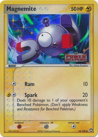 Magnemite 54 108 Common Reverse Holo Ex Power Keepers Reverse Holo Singles Magnemite 54 108 Common Reverse Holo Ex Power Keepers Reverse Holo Singles