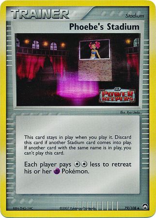 Phoebe s Stadium 79 108 Uncommon Reverse Holo Ex Power Keepers Reverse Holo Singles Phoebe s Stadium 79 108 Uncommon Reverse Holo Ex Power Keepers Reverse Holo Singles