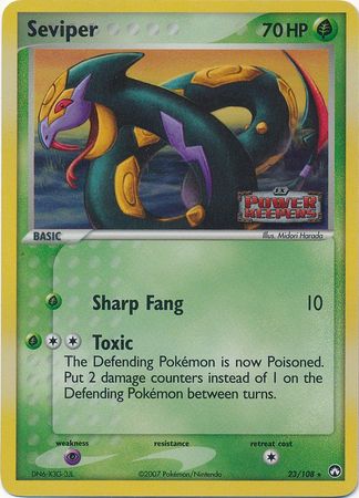 Seviper - 23/108 - Rare Reverse Holo