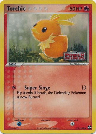 Torchic 67 108 Common Reverse Holo Torchic 67 108 Common Reverse Holo