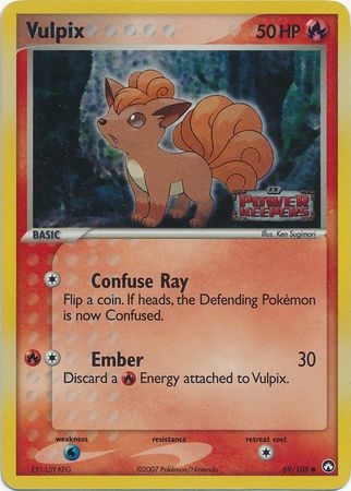 Vulpix 69 108 Common Reverse Holo Vulpix 69 108 Common Reverse Holo