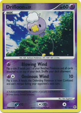 Drifloon 46 130 Uncommon Reverse Holo Drifloon 46 130 Uncommon Reverse Holo