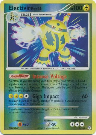 electivire pokemon card