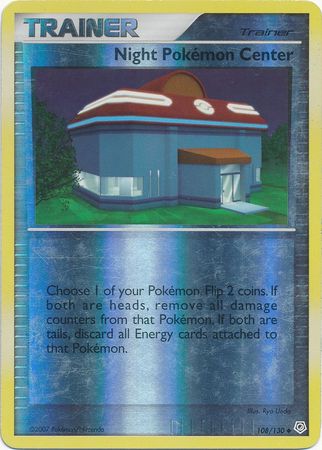 Night Pokemon Center 108 130 Uncommon Reverse Holo Diamond Pearl Base Set Reverse Holo Singles Night Pokemon Center 108 130 Uncommon Reverse Holo Diamond Pearl Base Set Reverse Holo Singles