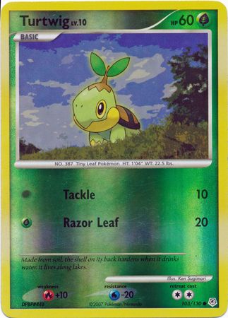 Turtwig Diamond & Pearl Pokemon Card