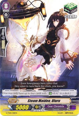 Steam Maiden Uluru GTD1 018EN G Booster Set 9 Divine Dragon Caper Singles Steam Maiden Uluru GTD1 018EN G Booster Set 9 Divine Dragon Caper Singles