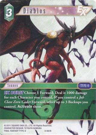 Diablos 3 061R Rare Booster Set Art Opus III Collection Singles Diablos 3 061R Rare Booster Set Art Opus III Collection Singles