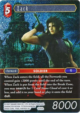 Zack 3 012L Legend Foil Zack 3 012L Legend Foil
