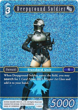 Deepground Soldier 3 041C Common Foil Deepground Soldier 3 041C Common Foil